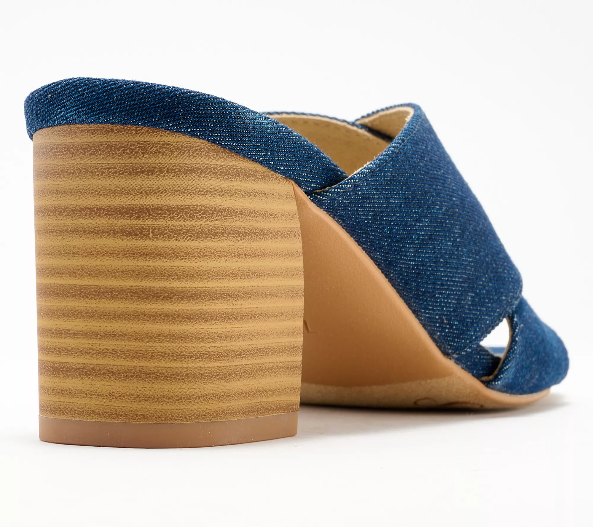 "As Is" Seychelles Crossband Heeled Mules- Papaya