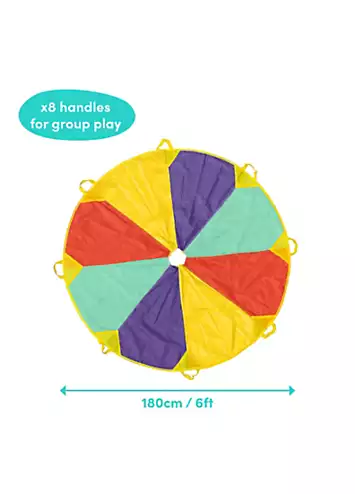 6ft Parachute Play Tent Kids Game by Twiddlers | Look Again