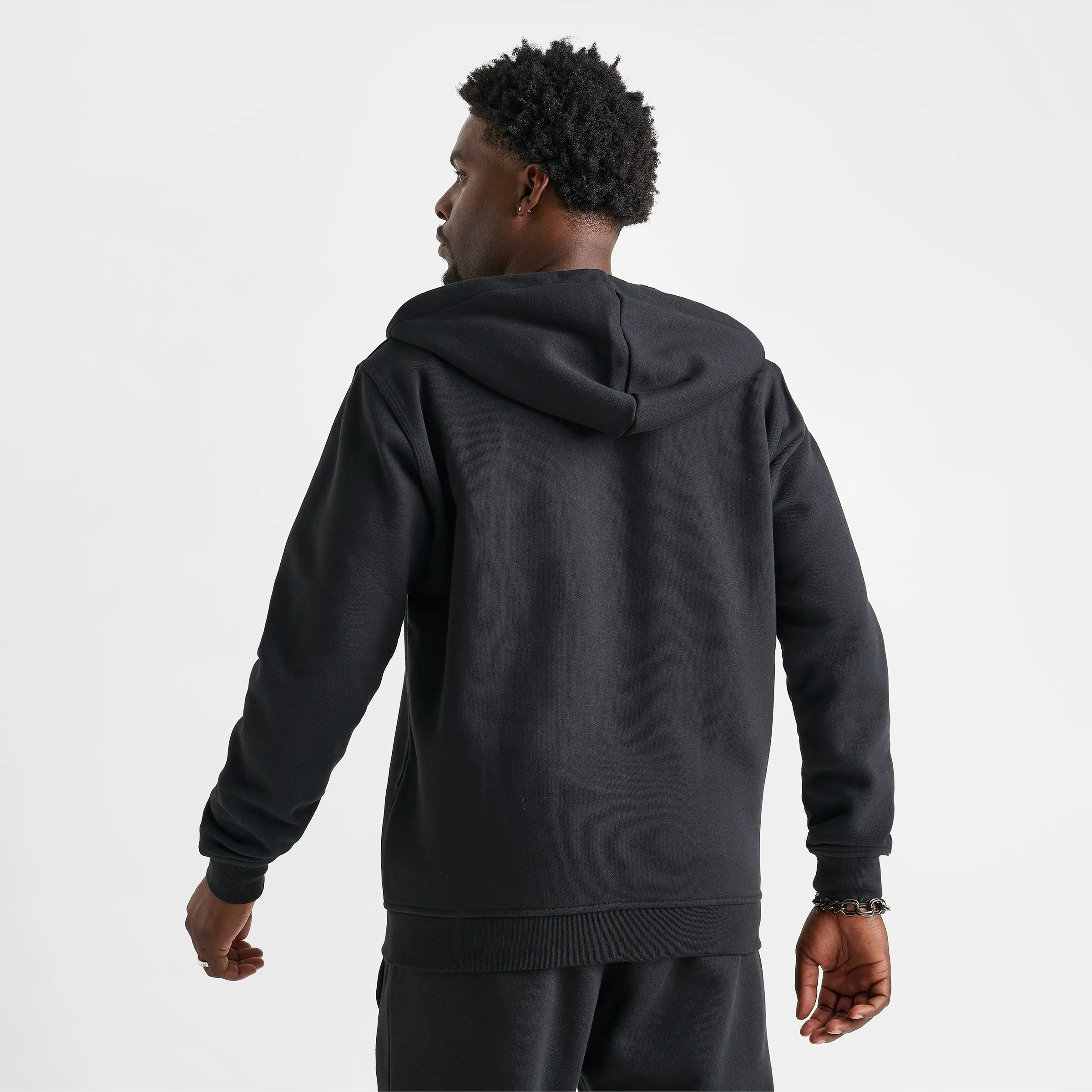 adidas Essentials Full Zip Hoodie / Black