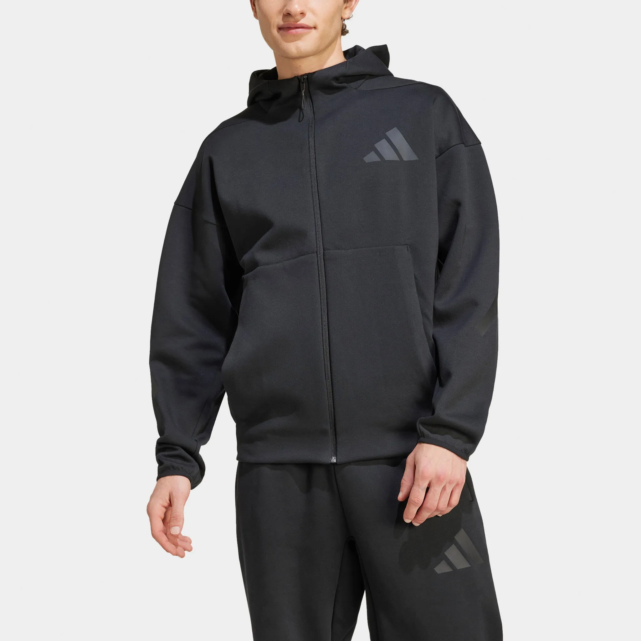 adidas Z.N.E. Full-Zip Hoodie / Black