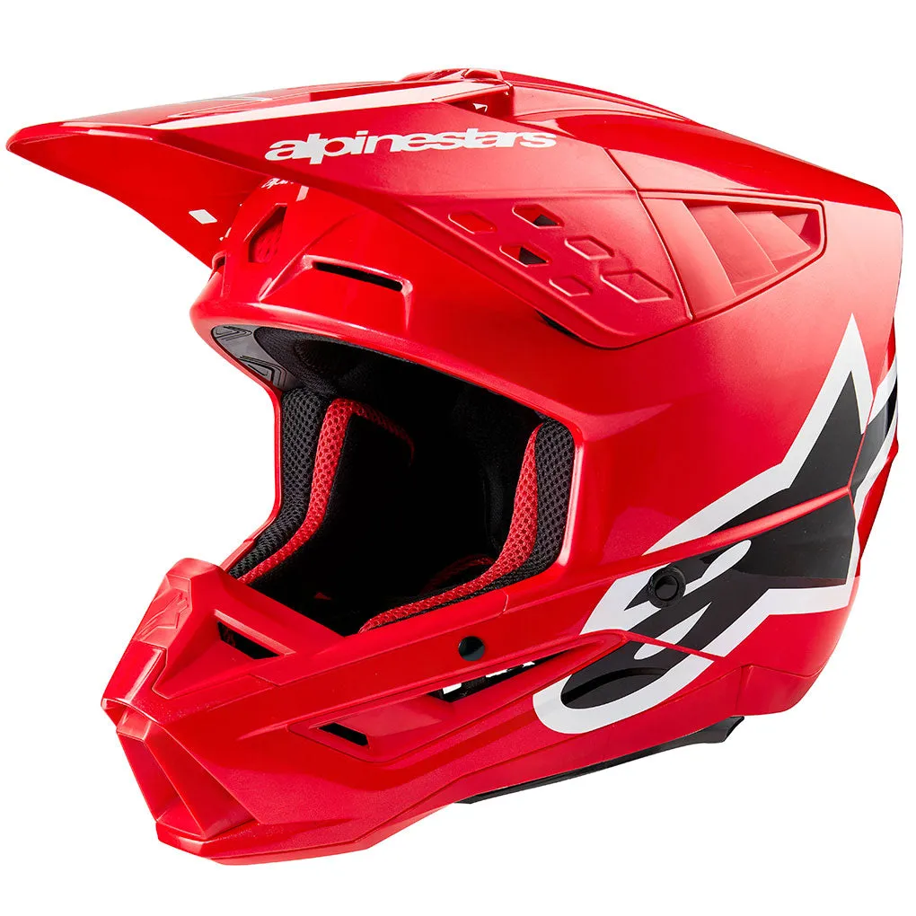 Alpinestars - 2024 SM5 Corp Red Gloss Helmet