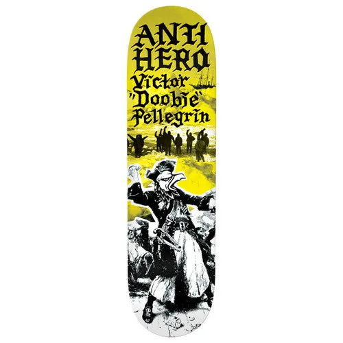 ANTIHERO SKATEBOARDS DOOBIE WILD UNKWN DECK 8.75