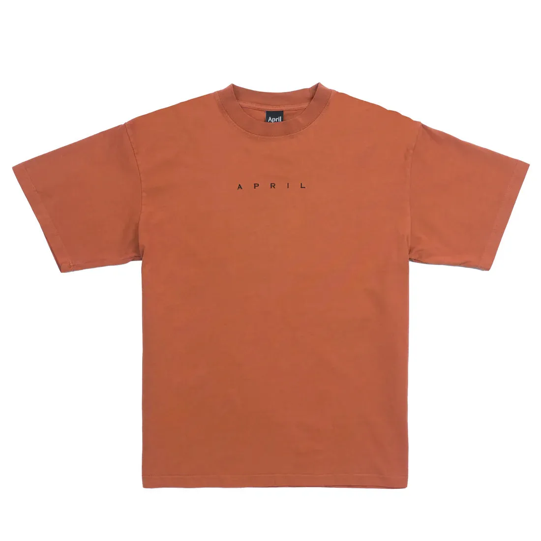 APRIL SKATEBOARDS EMBROIDERED TEE ORANGE