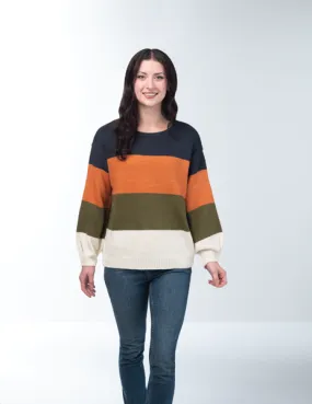 Autumn Haze Stripe Sweater