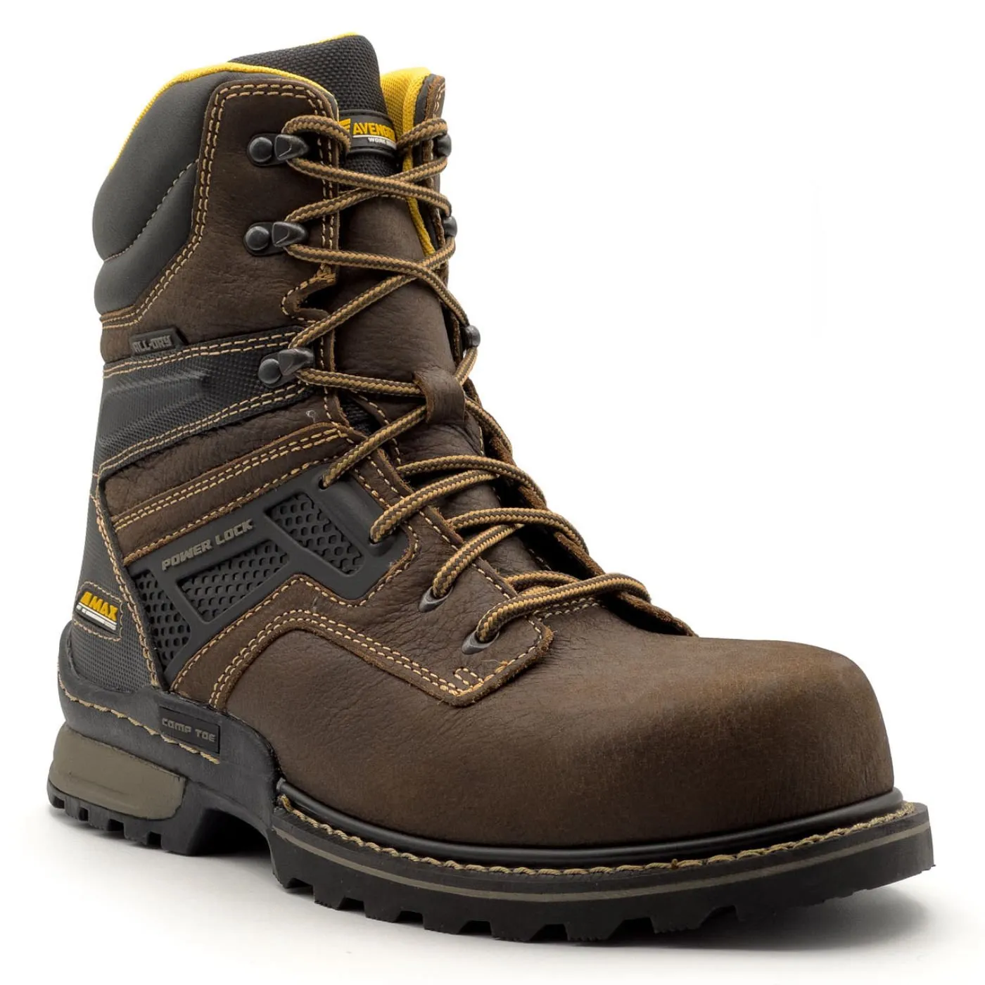 Avenger A-Max Dozer Men's 8-inch Composite Toe Electrical Hazard Waterproof Work Boot