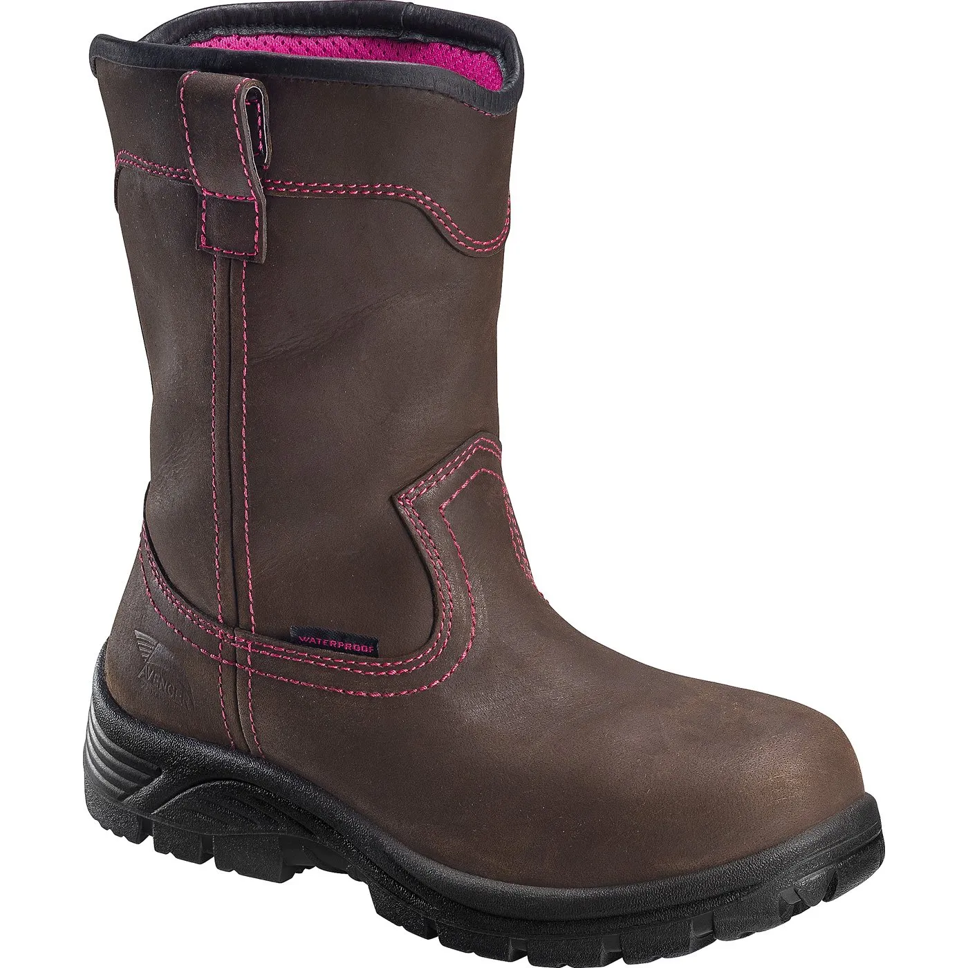 Avenger Framer Women's Composite Toe Electrical Hazard Waterproof Wellington Work Boot