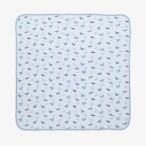 Baby Boys Blue Sky-High Planes Blanket (73cm)