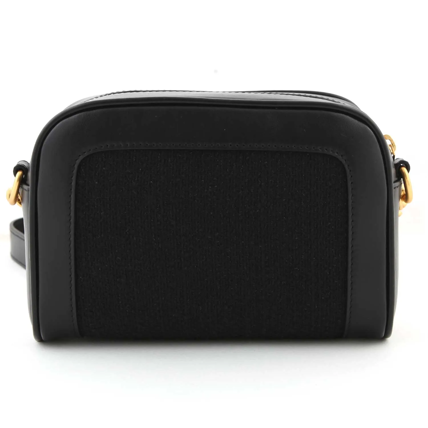 Balmain Black And Gold Rectangular Shoulder Bag