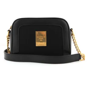 Balmain Black And Gold Rectangular Shoulder Bag