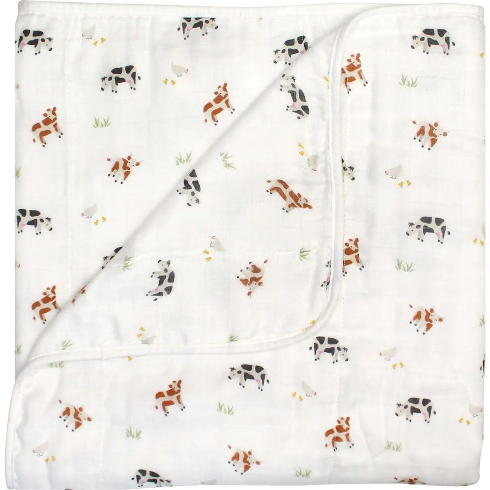 Bamboo Little Blanket, Cow