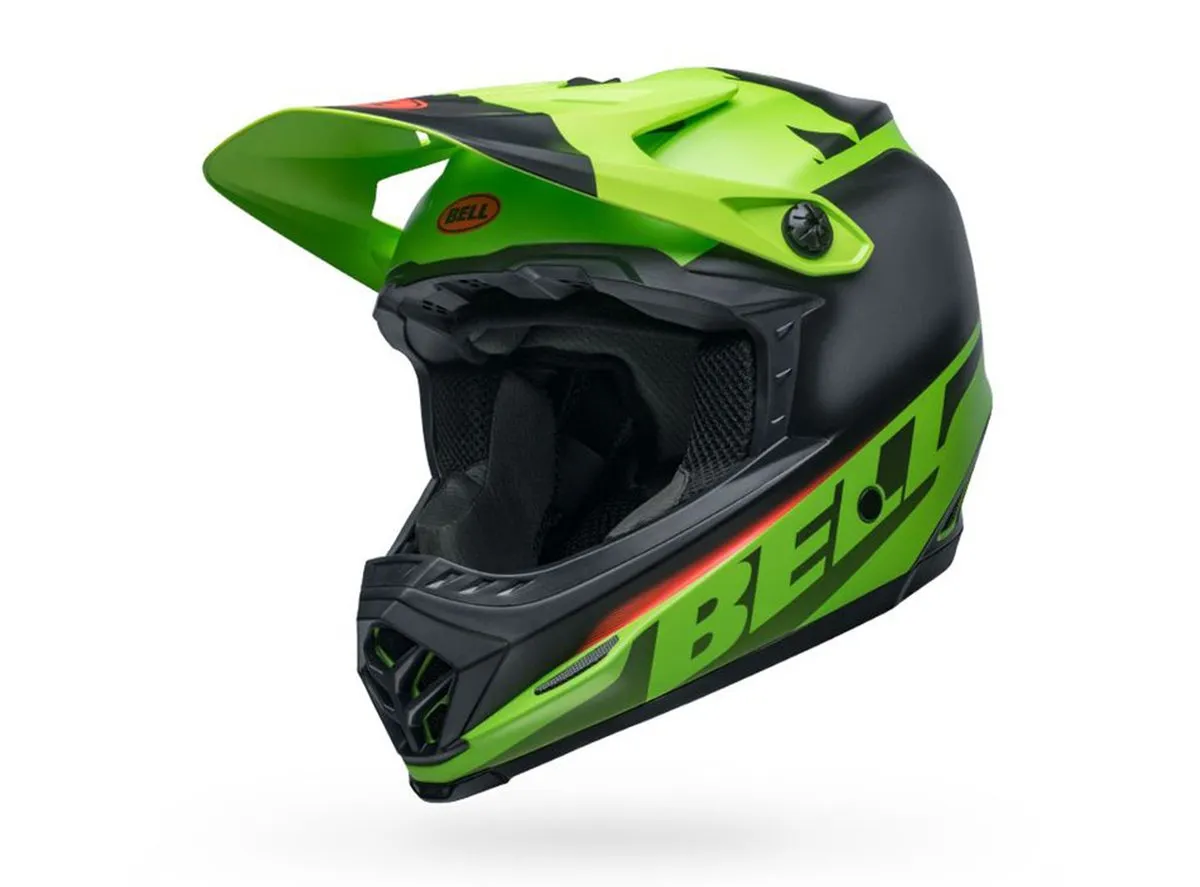 Bell Full-9 Fusion MIPS Full Face Helmet - Matt Bright Green-Black - 2019