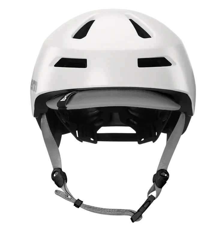 Bern Brentwood 2.0 MIPS Helmet with Visor - Satin White