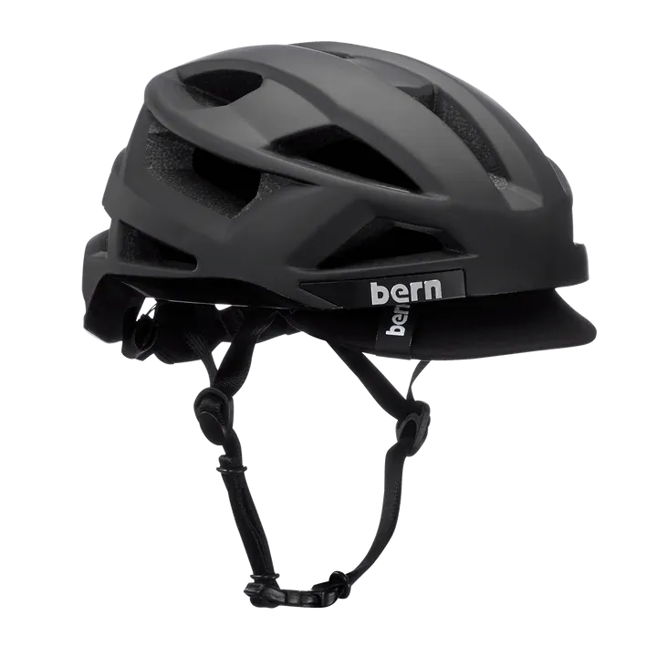 Bern FL-1 Pave MIPS Helmet with Visor - Matt Black