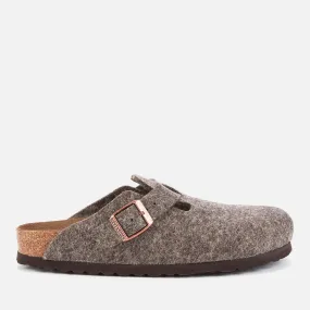 Birkenstock Women's Boston Felt Mules - Cacao - EU 36/UK 3.5 | Coggles