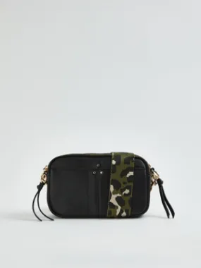 Black Camouflage Strap Camera Bag | Women | George at ASDA