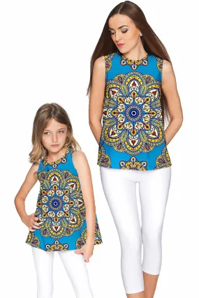 Boho Chic Emily Sleeveless Dressy Top - Mommy & Me