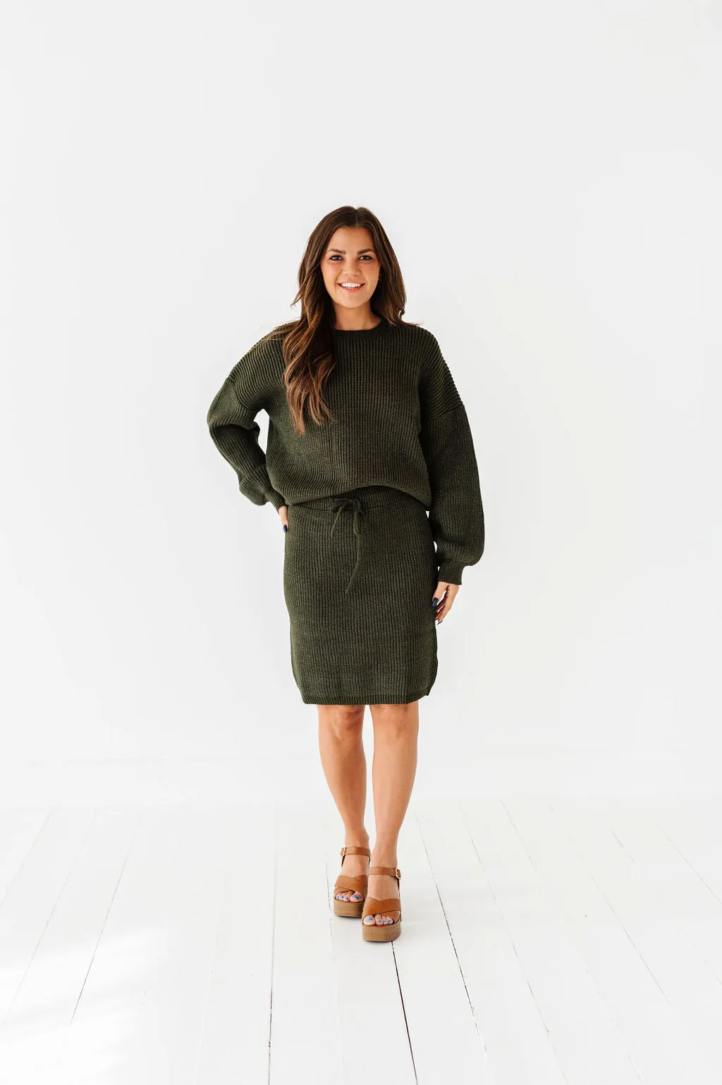 Breck Sweater Skirt Set