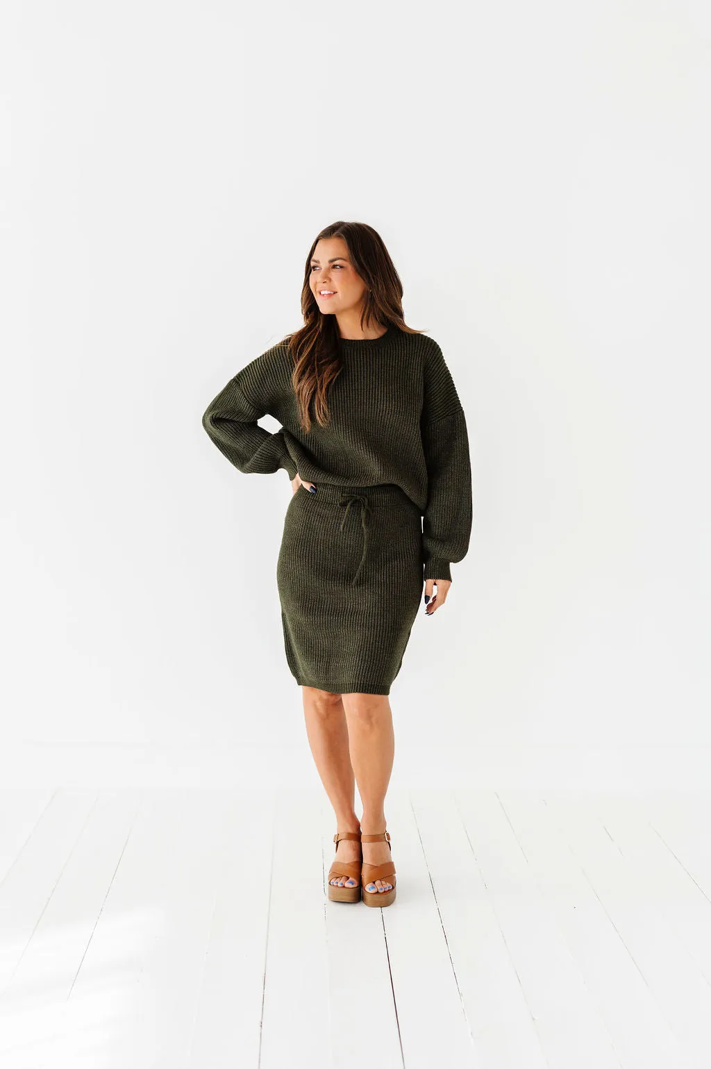 Breck Sweater Skirt Set