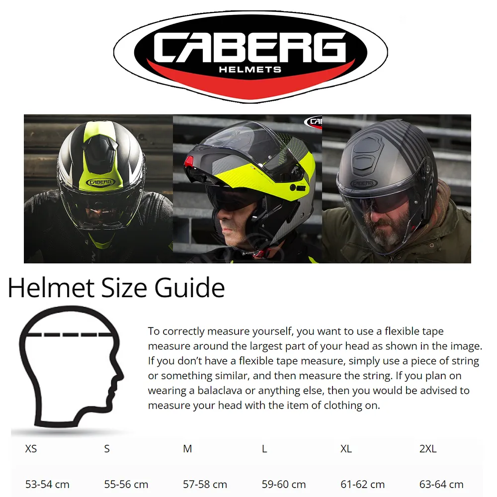 Caberg Riviera v4 X Geo Helmet - Black/Yellow/Anthracite