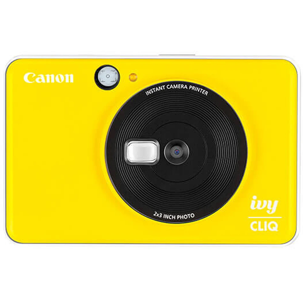 Canon IVY CLIQ Instant Camera - Bumble Bee Yellow | Electronic Express