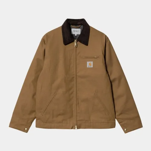 Carhartt WIP Detroit Jacket: Style and Durability in Hamilton Brown Canvas