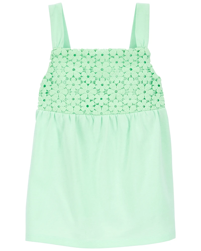 Carters Oshkosh Toddler Crochet Sleeveless Top