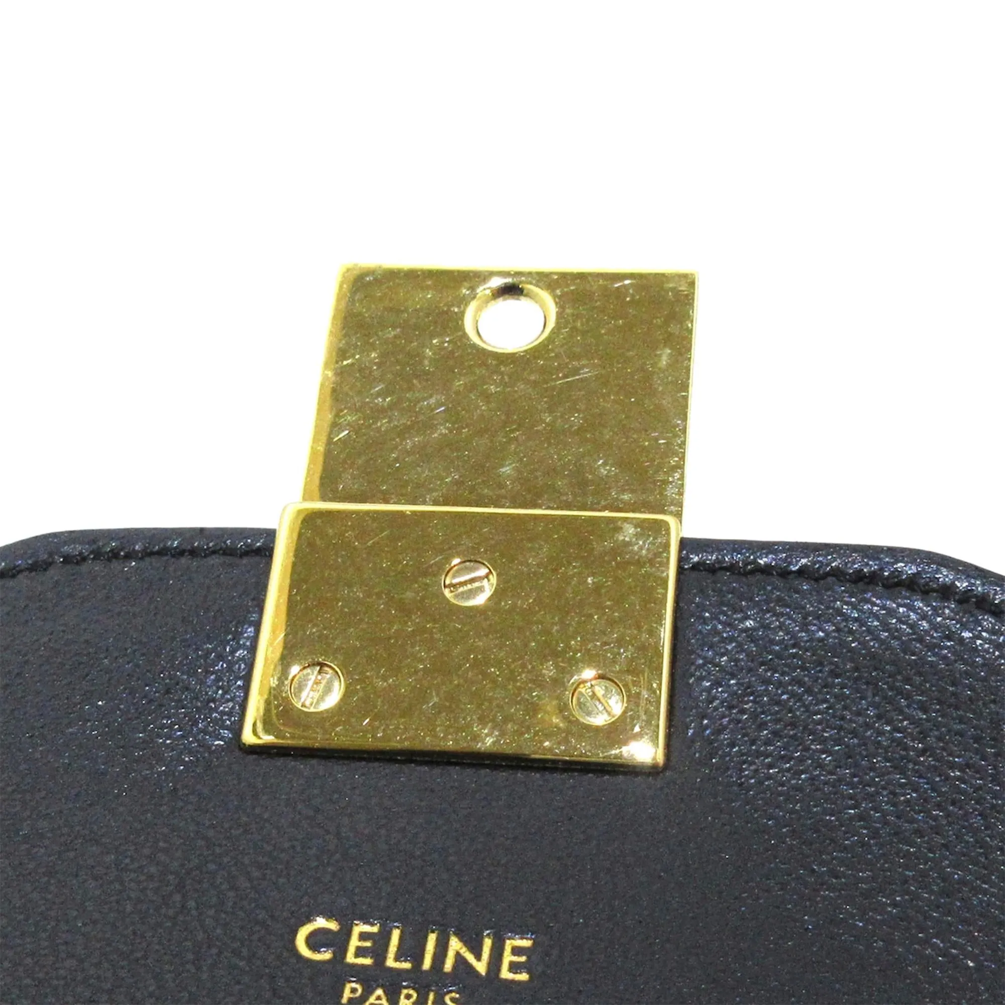 Celine C Bag Patent Leather Crossbody Bag (SHG-37632)