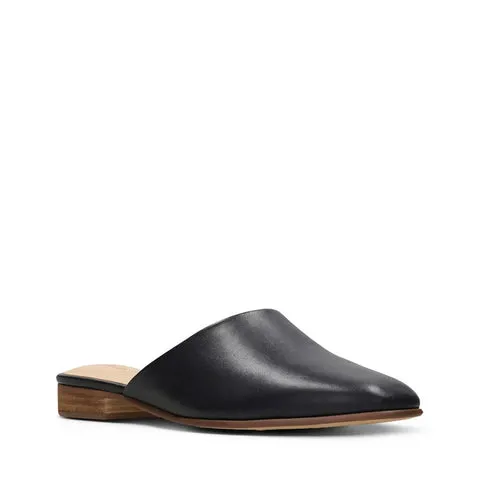 Clarks Womens Pure Blush Slip On Mules - Black