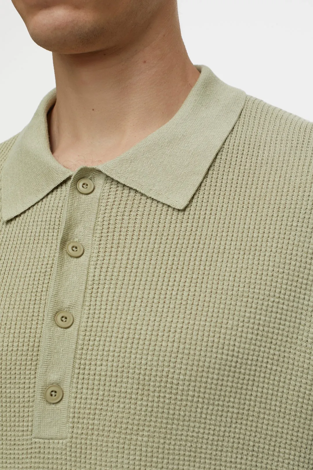 Closed Sage Green Knit Polo