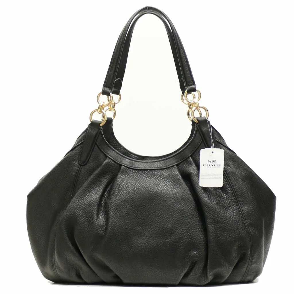 COACH PEBBLE LEATHER LILY SHOULDER BAG