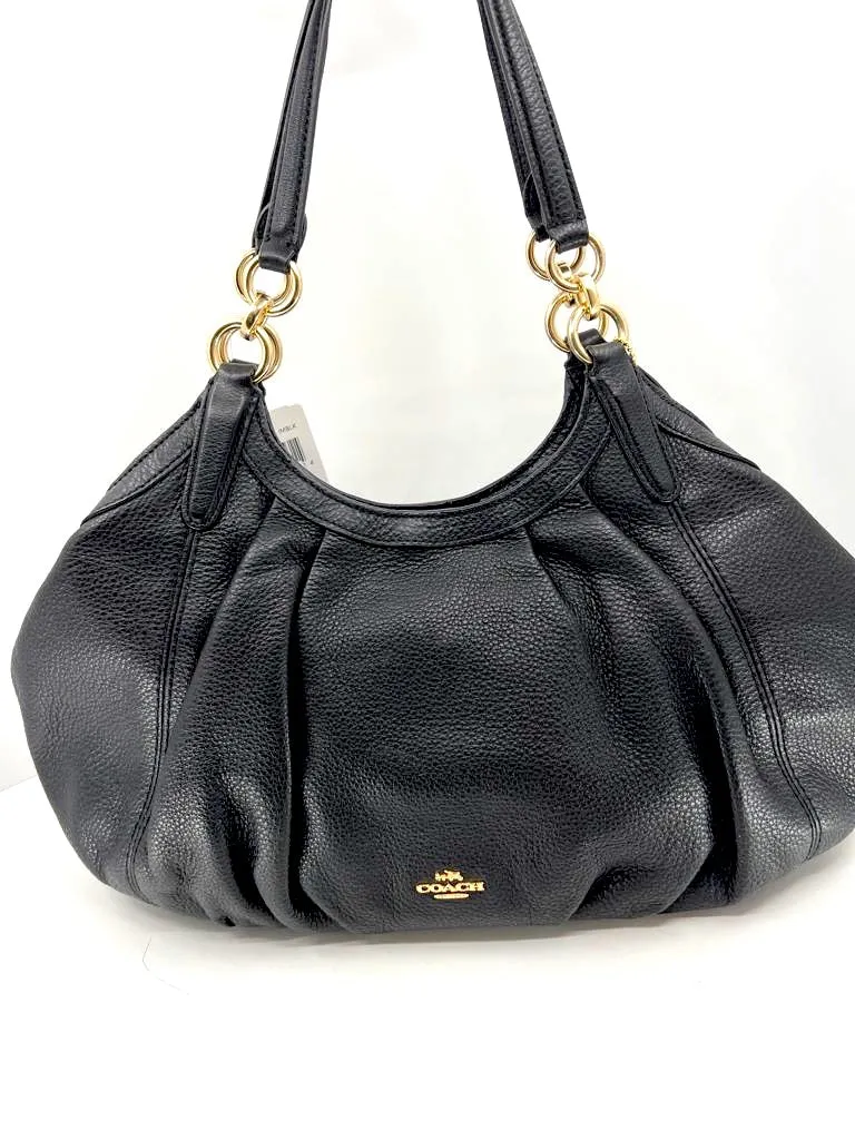 COACH PEBBLE LEATHER LILY SHOULDER BAG