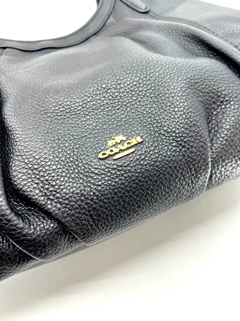 COACH PEBBLE LEATHER LILY SHOULDER BAG