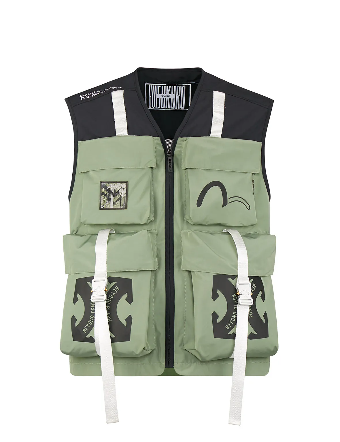 Colorblock Utility Vest