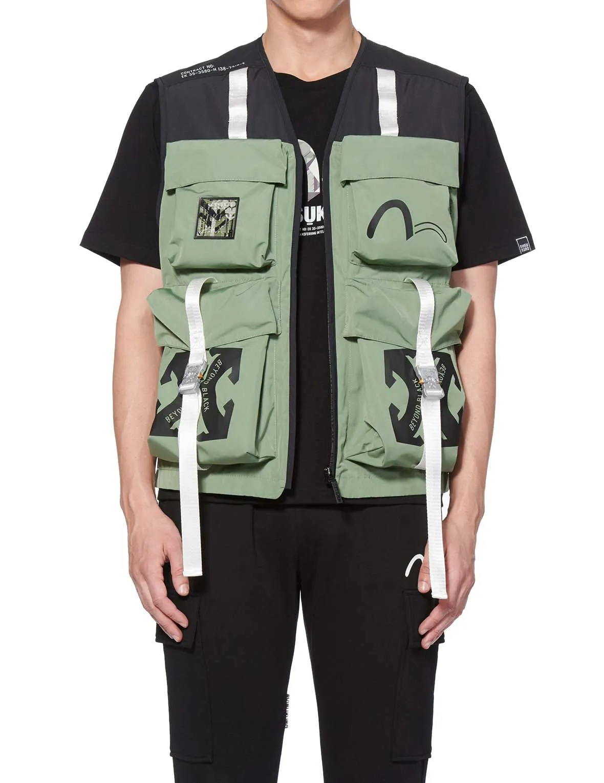 Colorblock Utility Vest