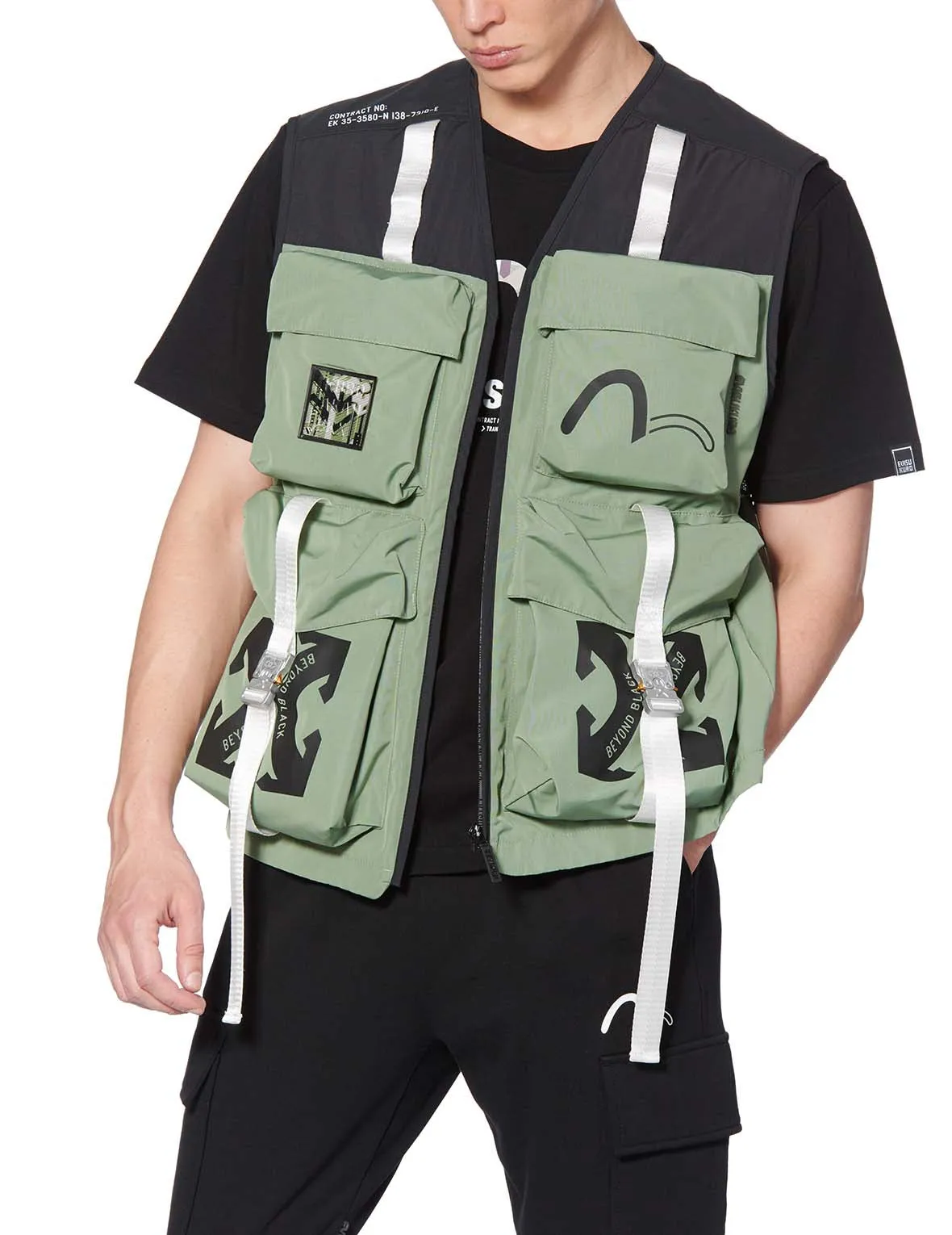 Colorblock Utility Vest