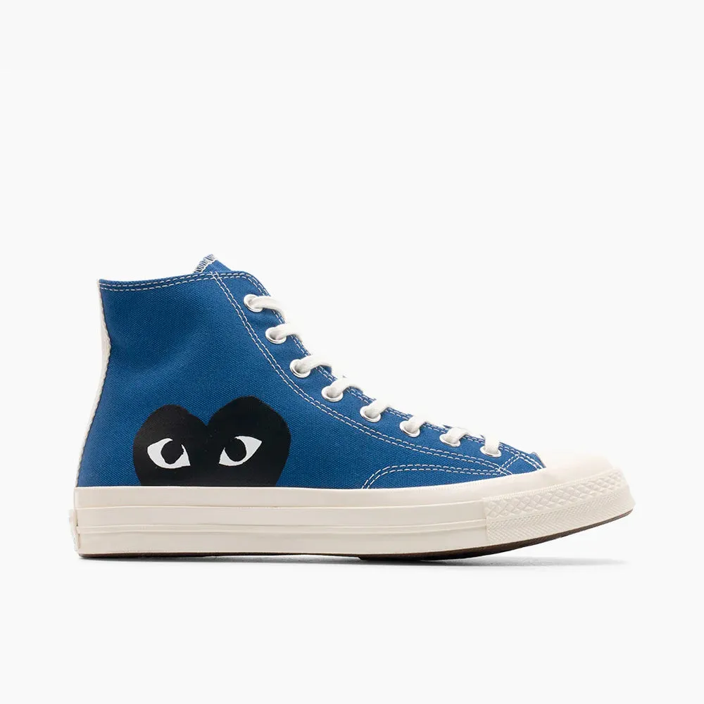 Converse x COMME des GARONS PLAY Chuck Taylor Hi / Blue