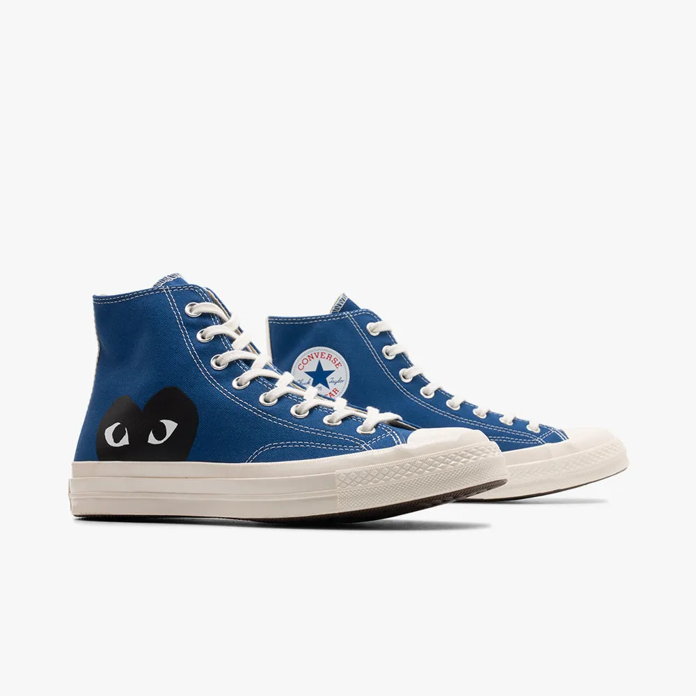 Converse x COMME des GARONS PLAY Chuck Taylor Hi / Blue