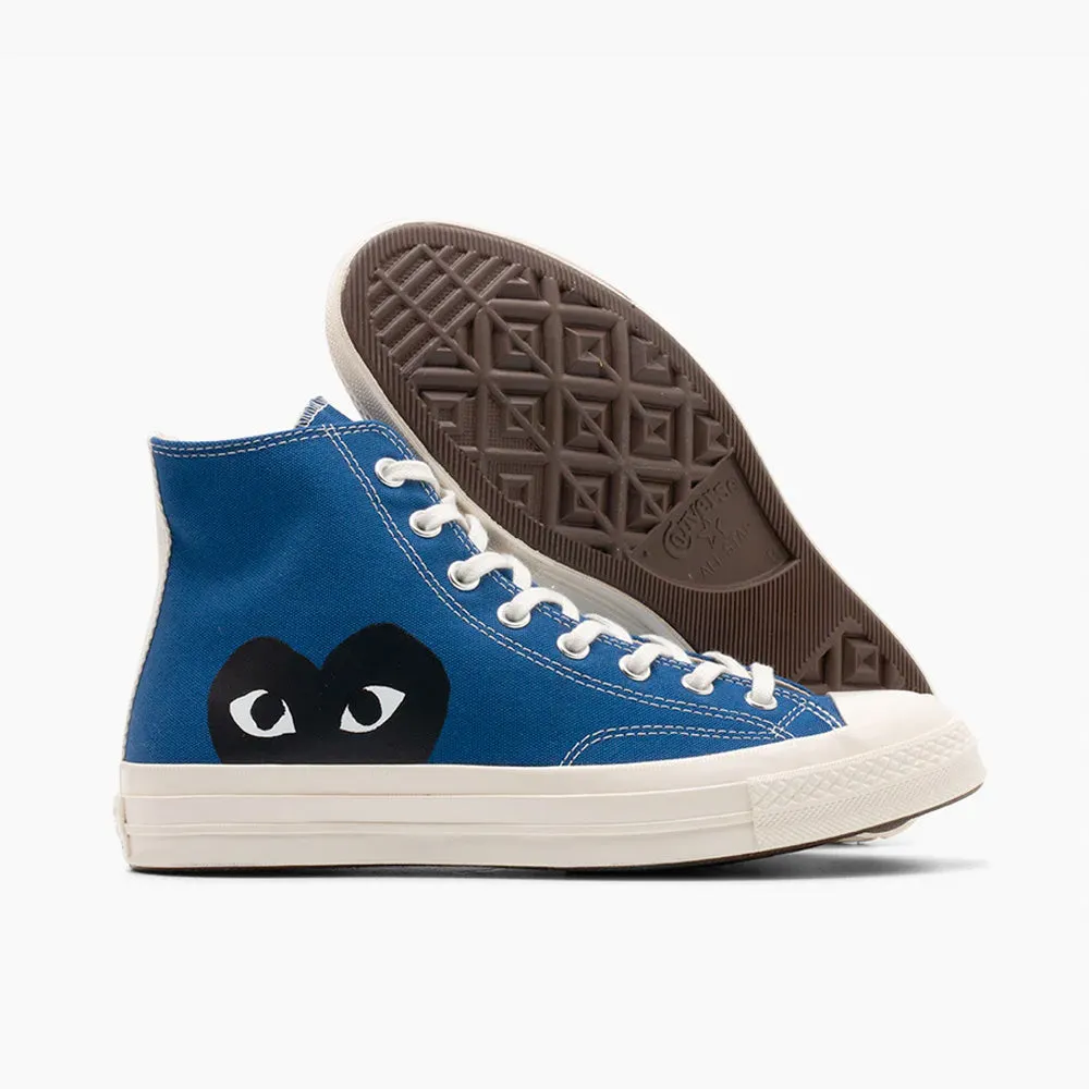 Converse x COMME des GARONS PLAY Chuck Taylor Hi / Blue