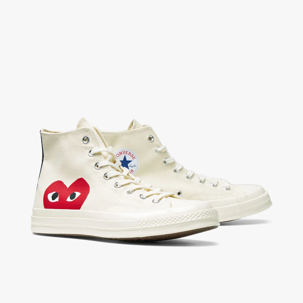 Converse x COMME des GARONS PLAY Chuck Taylor Hi / Off White