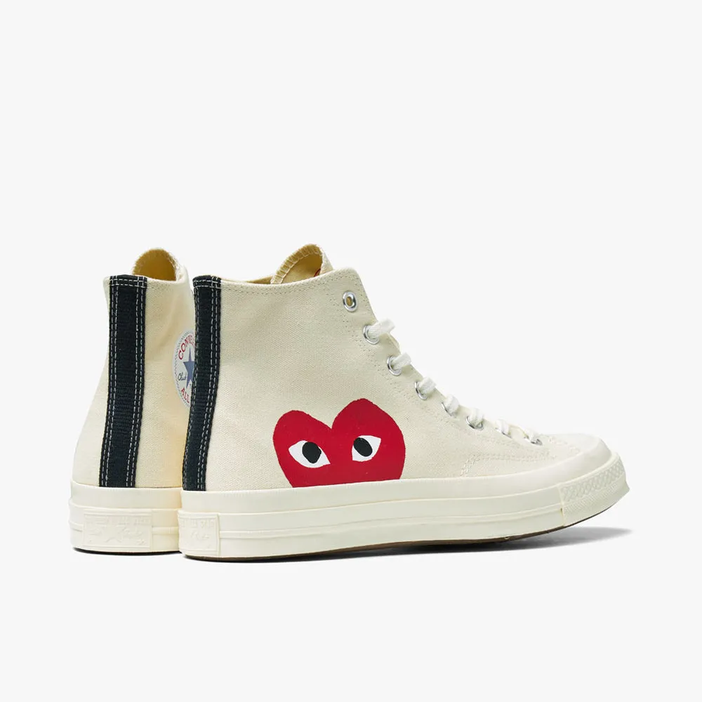 Converse x COMME des GARONS PLAY Chuck Taylor Hi / Off White