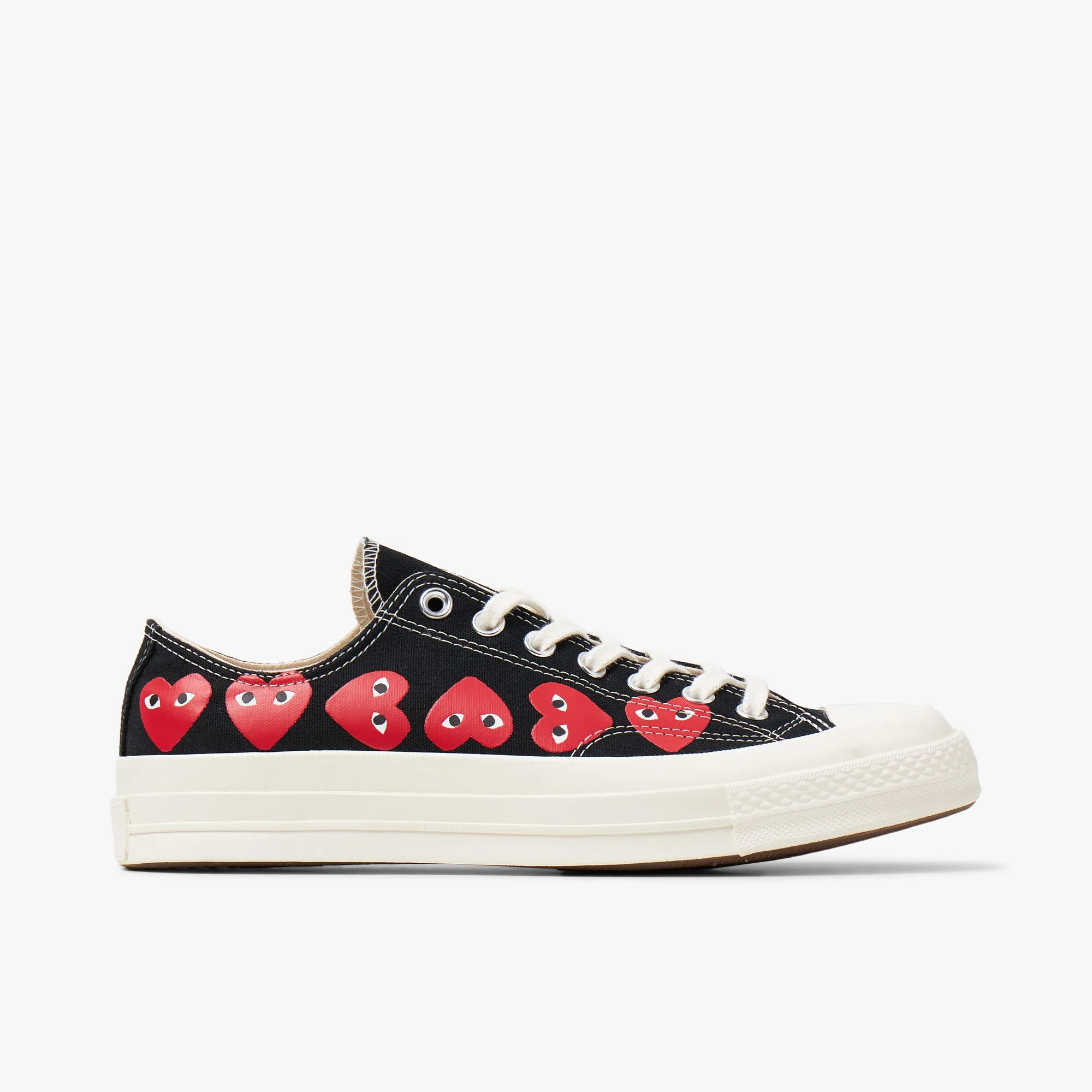 Converse x COMME des GARONS PLAY Chuck Taylor Ox / Multi Heart Black