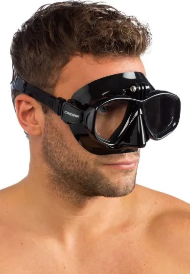 Cressi Action Swim Mask with Camera Mount