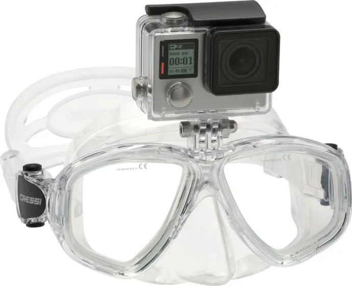 Cressi Action Swim Mask with Camera Mount