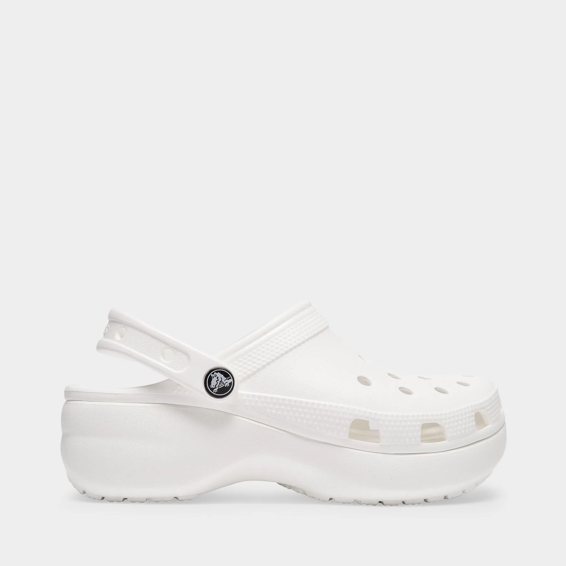 Crocs  Classic Platform Mules - Crocs - White - Synthetic