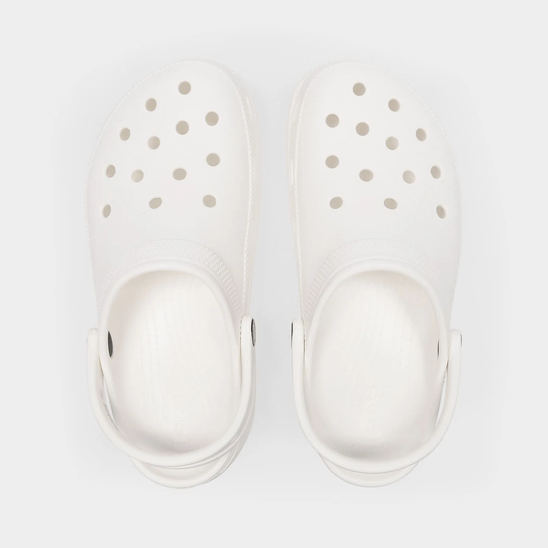 Crocs  Classic Platform Mules - Crocs - White - Synthetic