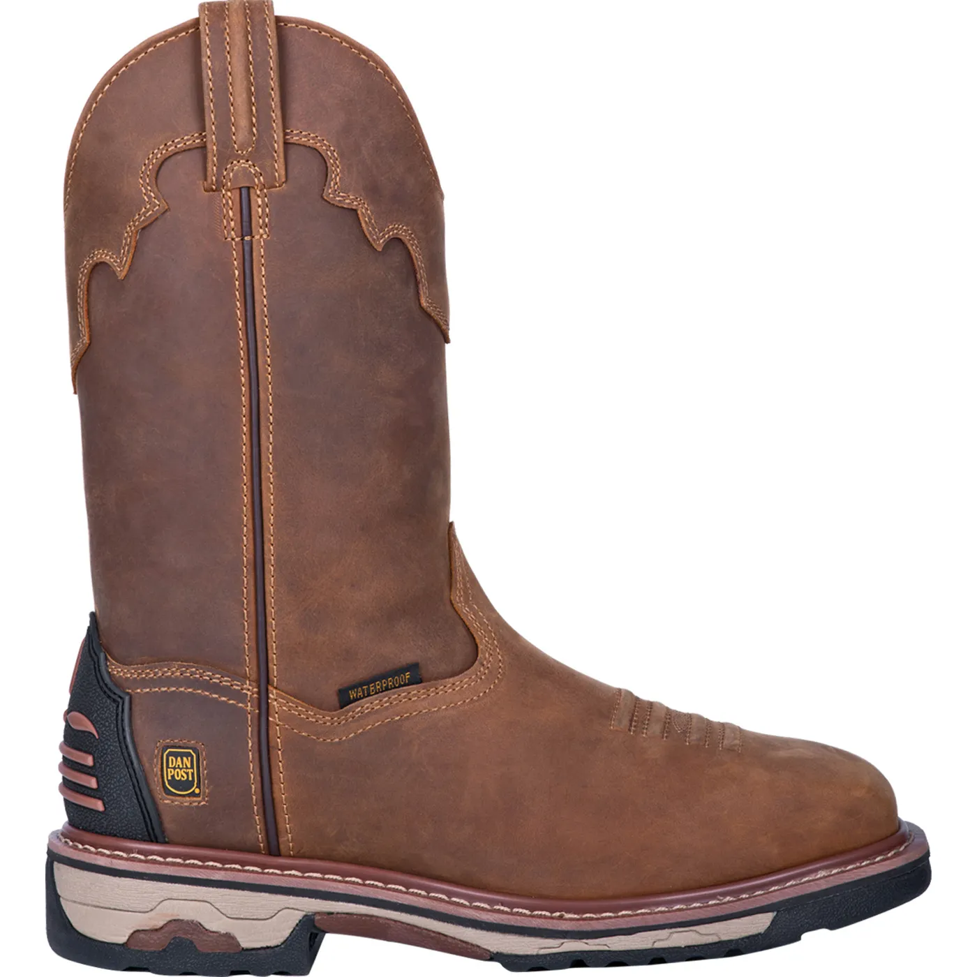 Dan Post Blayde Men's Steel Toe Electrical Hazard Waterproof Western Pull-on Work Boot