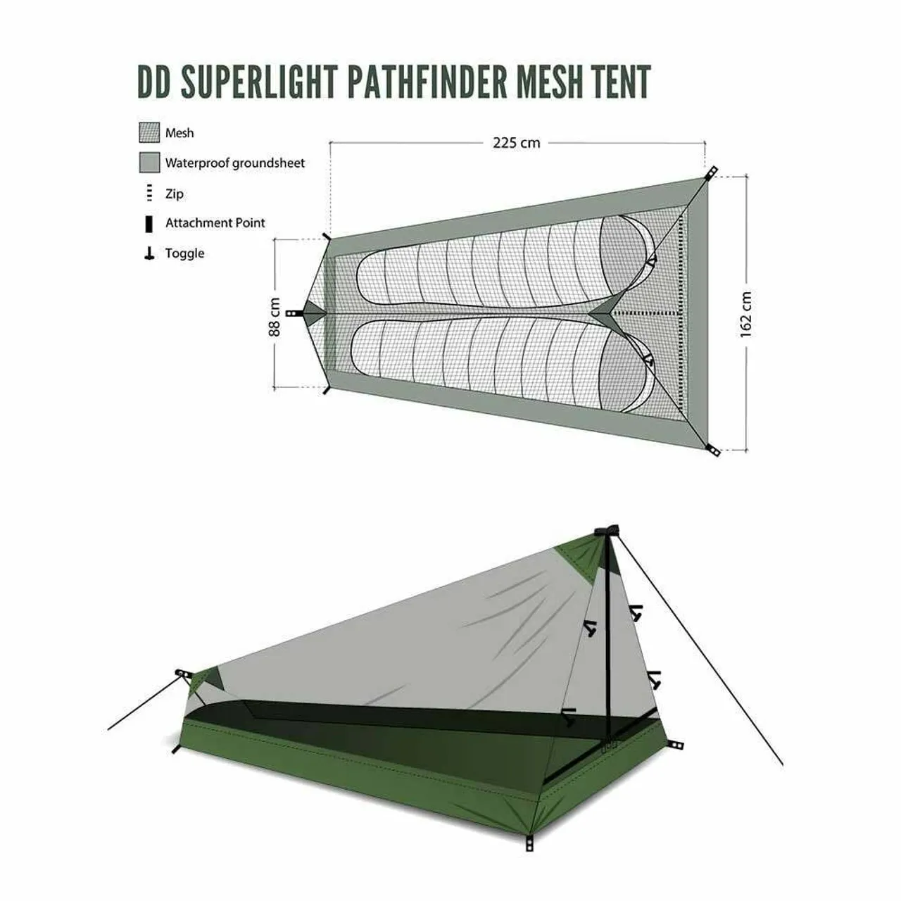 DD Superlight Pathfinder Mesh Tent