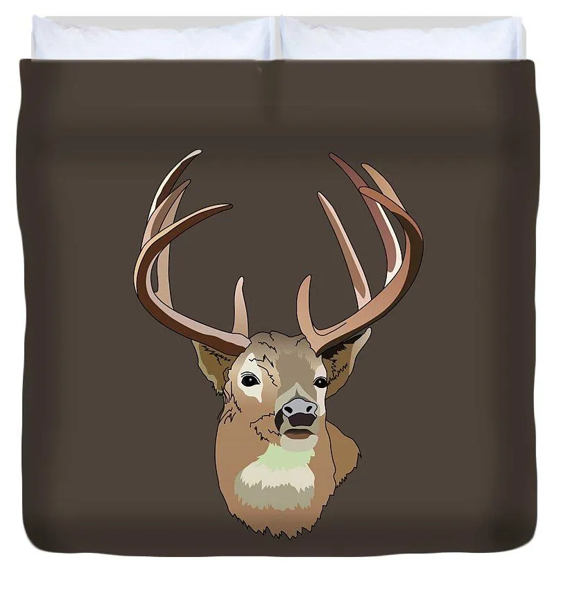 Deer Silhouette - Duvet Cover