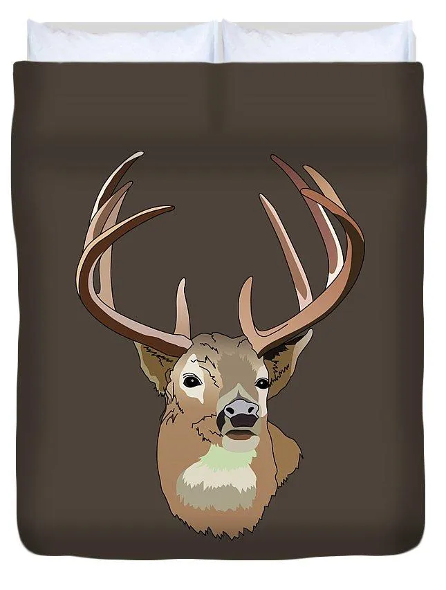 Deer Silhouette - Duvet Cover