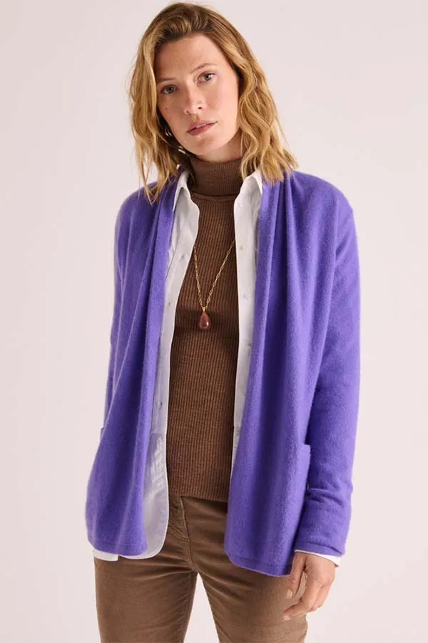 Devernois GRANITE CASHMERE LONG OVERSIZED CARDIGAN